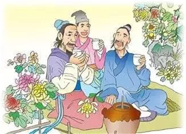 1574922117163391.jpg 「重陽(yáng)節(jié)話(huà)酒」 一杯重陽(yáng)酒 活到九十九520.jpg